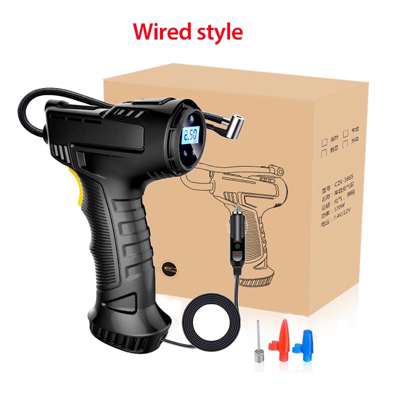 Pompa Ban Elektrik Pompa Ban Digital Portabel Elektrik Pompa Udara Mobil Mini Ban Mobil Pintar Pompa