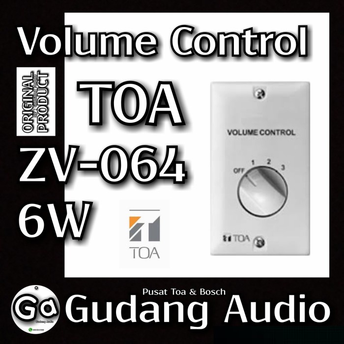 

NEW Volume control Toa ZV-064