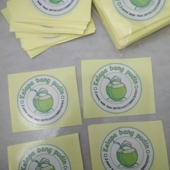 

Termurah Sticker Label Sticker Lable Custom Termurah