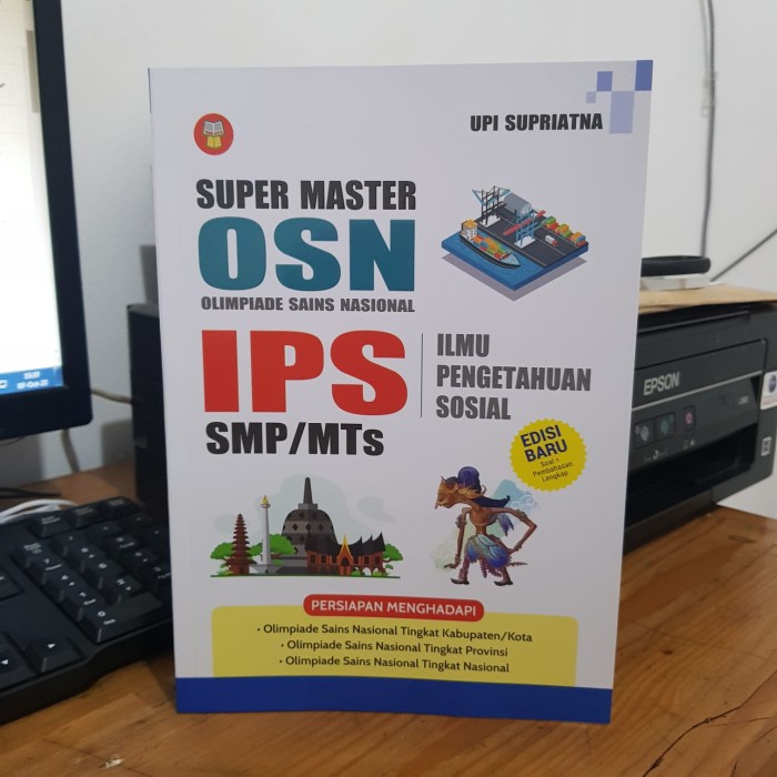 

NEW BUKU OLIMPIADE ILMU PENGETAHUAN SOSIAL-SUPER MASTER KSN IPS SMP/MTS