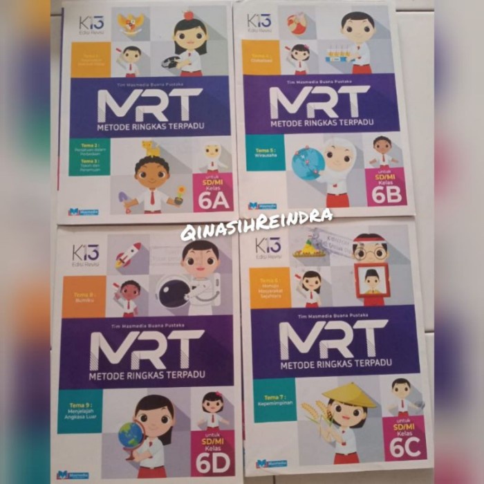 HOT SALE TERLARIS 1 SET MRT SD/MI KELAS 6 K13 REVISI TERLARIS