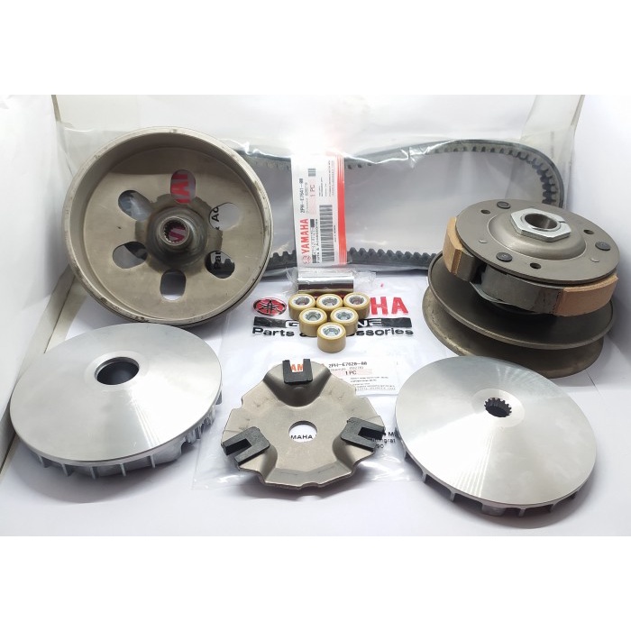 ✨Original Paket Cvt Mio M3 VanbeltRumah Roller SetKipasPully Assy Mio M3 Terbatas