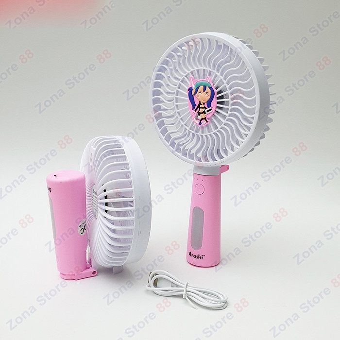 BAYAR DITEMPAT Kipas Emergency Cas Portable Jumbo 6 inch Arashi ML fan 601L /KIPAS ANGIN MINI/KIPAS
