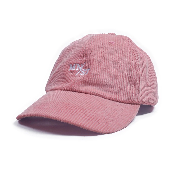 topi Mnst Polo Cap Baseball | Topi Corduroy Baby Pink | Male(S0M8) best seller topi pria dewasa bisa