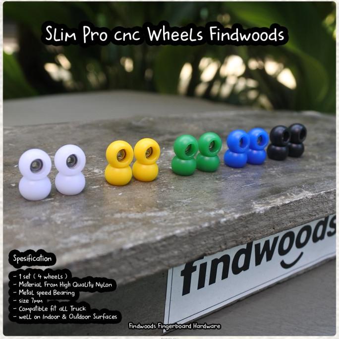 Wheels Roda cnc slim Fingerboard Pro Findwoods