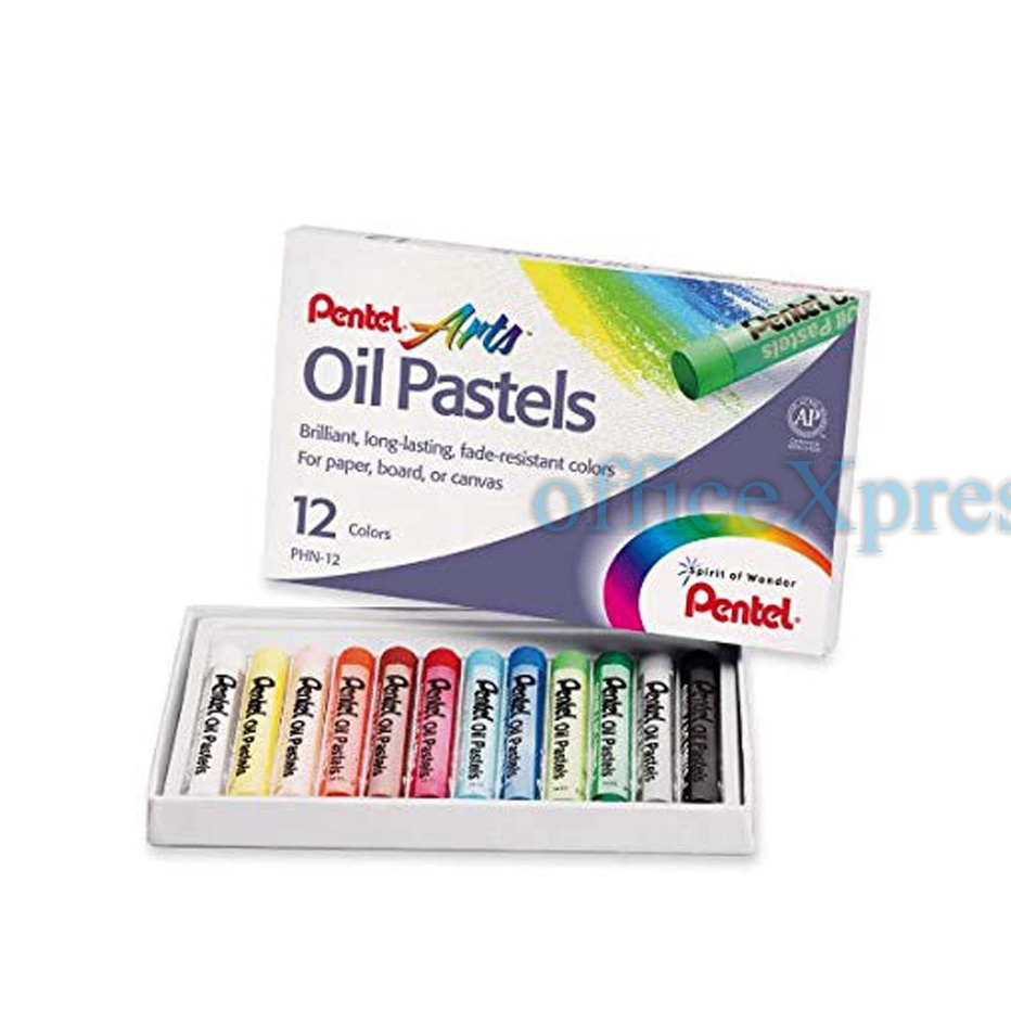 

Sale Krayon Pentel / Krayon / Crayon Pentel / Pentel Oil pastel Crayon 12 Warna Model Baru