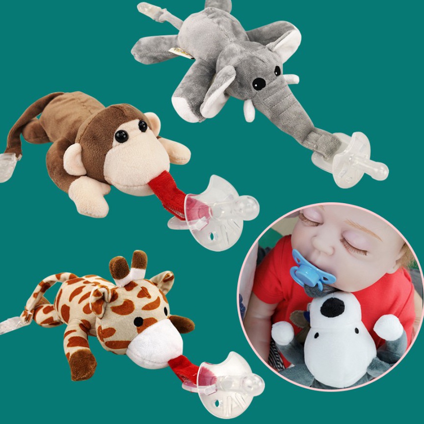 Termurah.. TALI EMPENG - TEETHER BONEKA / GANTUNGAN EMPENG TEETHER MIRIP WUBBANUB