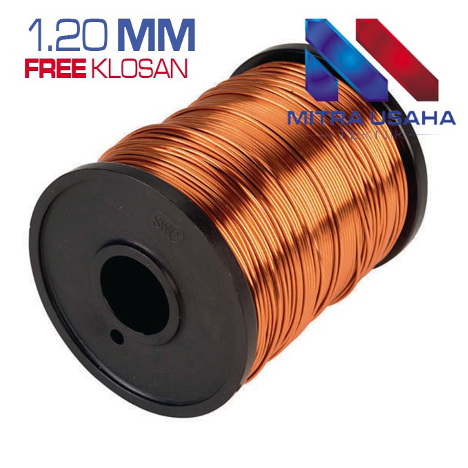SPECIAL PRICE KAWAT TEMBAGA EMAIL 1.20 MM ENAMEL WIRE COOPER GULUNG DINAMO ILMAIL 1.2 1,2 120 1,20