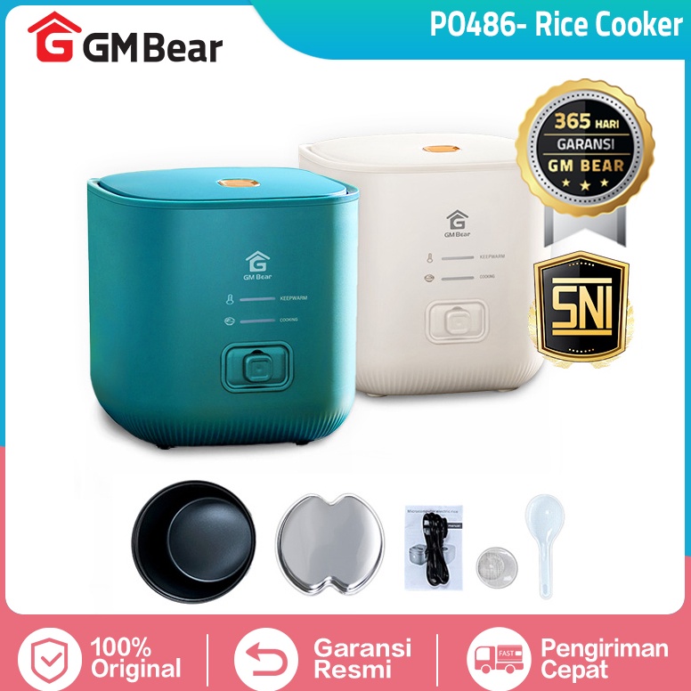 PALING LARIS GM Bear Smart Rice Cooker Mini 0.8L -  Penanak Nasi Mini Mejicom Mini 0.8 Liter