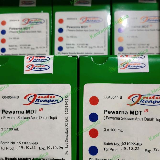 

Terbaru!! Pewarnaan MDT Set 3 Botol x 100ml Indoreagen Baru|Kode 1308