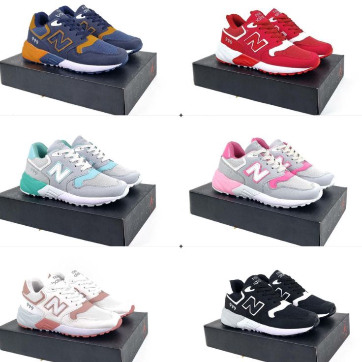 Dapatkan Sepatu Sport Wanita New Balance Nb 999 Kualitas Import High