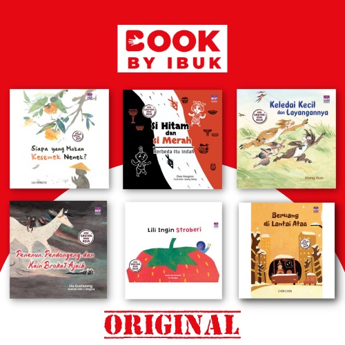 [BIP] Buku Cerita Anak Seri Sastra Anak Asia : Beruang di Lantai Atas, Keledai Kecil dan Layangannya