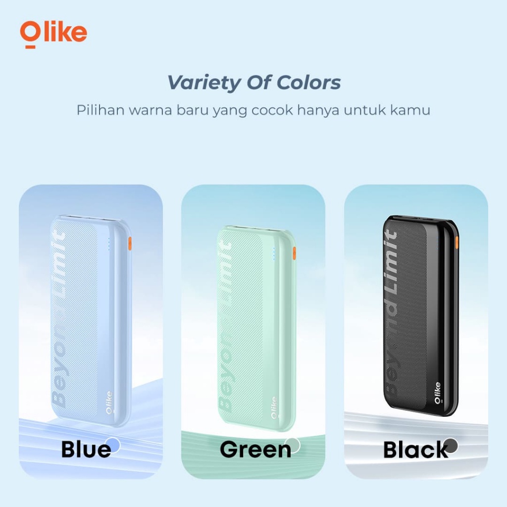 Olike P1 New 10000mAh Dual Input Output Power Bank Powerbank