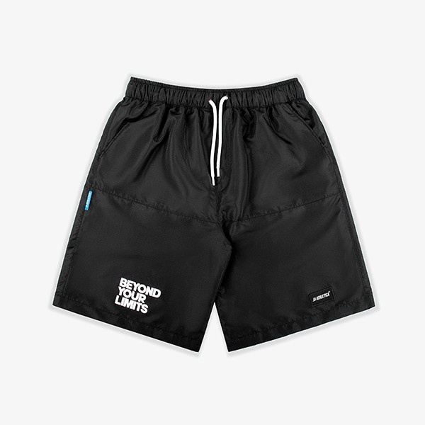 Athletica - Edinsen Black | Celana Pendek Pria Wanita Boardshort Celana Olahraga Unisex