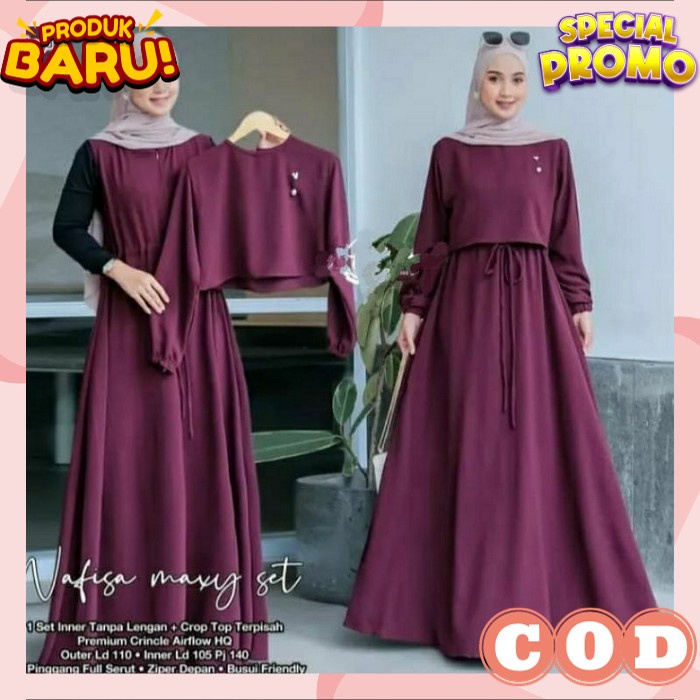 Dress Pesta Kondangan Dres Baju Gamis Model Terbaru Gamis Wsnita Lebaran 2024 Bsju Gamis Syarii Gms 