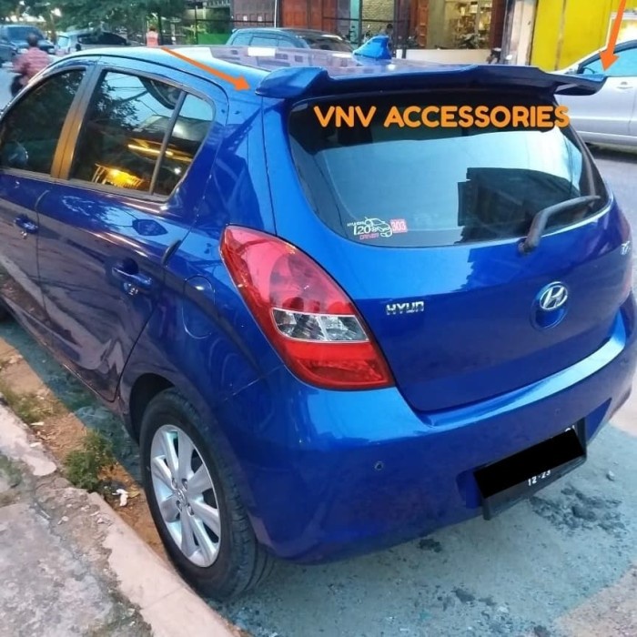 ✅Original Spoiler Hyundai I20 Model Mugen Warna Biru Bisa Sameday
