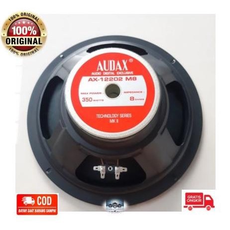 AUDAX Speaker 12 Inch Daya 350 Watt AX-12202 Full Range ASLI