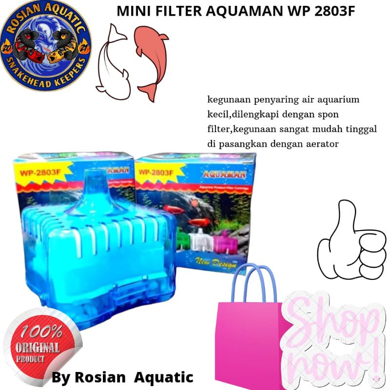 Mini Filter Airpump Aerator Filter  Aquarium