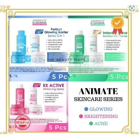 SKINCARE ANIMATE ISI 5/ ANIMATE WHITENING/ANIMATE ACNE/ANIMATE GLOWING BARIER