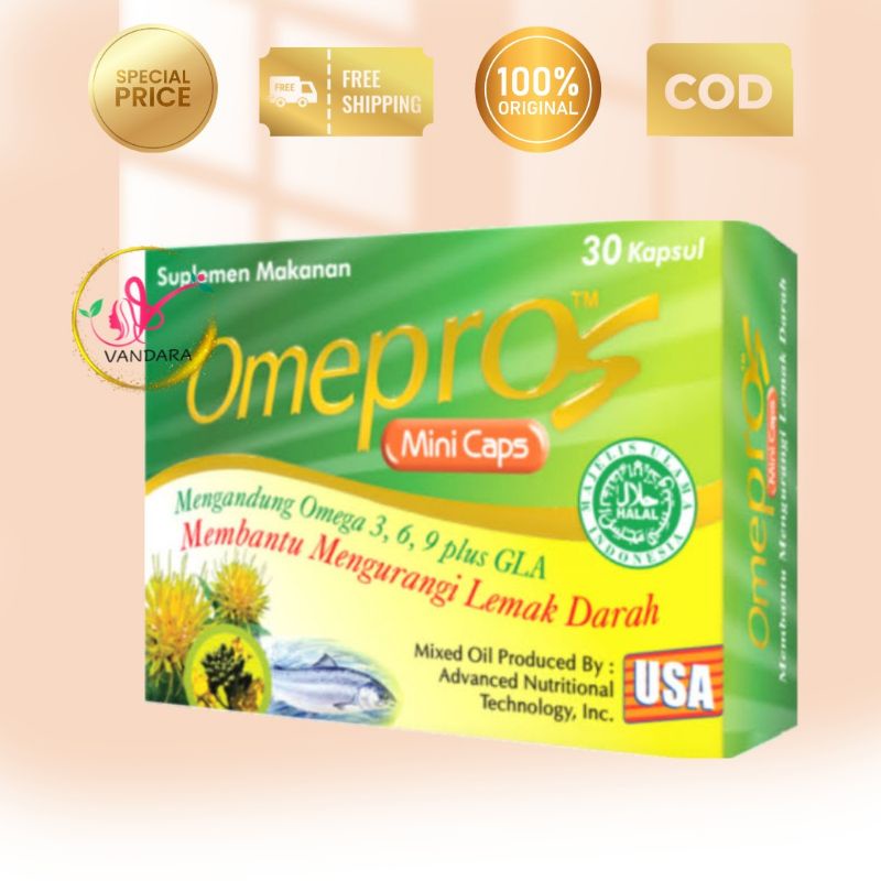 Omepros Mini Caps 10 30 Kapsul - Obat Kolesterol