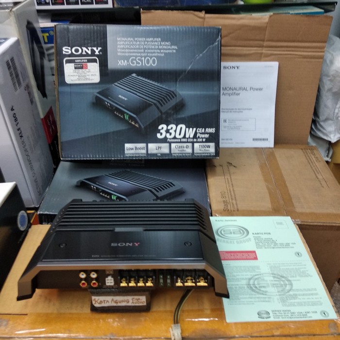 Terlaris Sony Xm Gs100 Monoblock Class-D Power Amplier 1100W