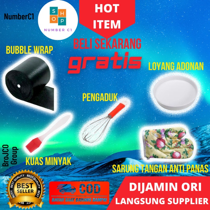 Crepes Crepe Pancake Maker Cetakan Teflon Teplon Dadar Gulung Elektrik