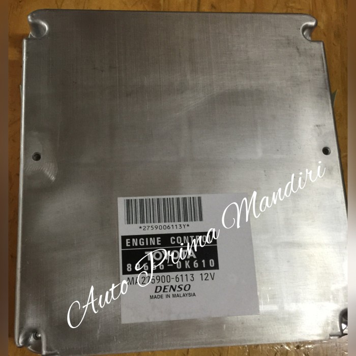 [New Ori] Engine Computer Unit Ecu 89666-0K610 Berkualitas