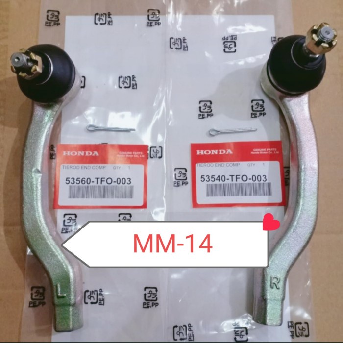 ✨Ori Tierod Tie Rod End Jazz Rs Freed Mobilio Harga 1Set Original Diskon