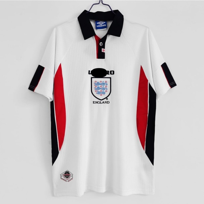 Bestseller Inggris England Home 1998 Jersey Bola Retro Grade Aaa