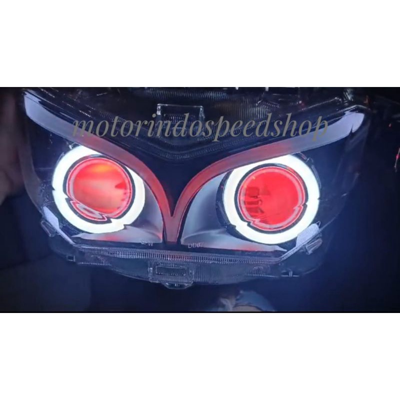 lampu depan nmax new biled dan alis RGB reflektor depan nmax new biled dan alis rgb