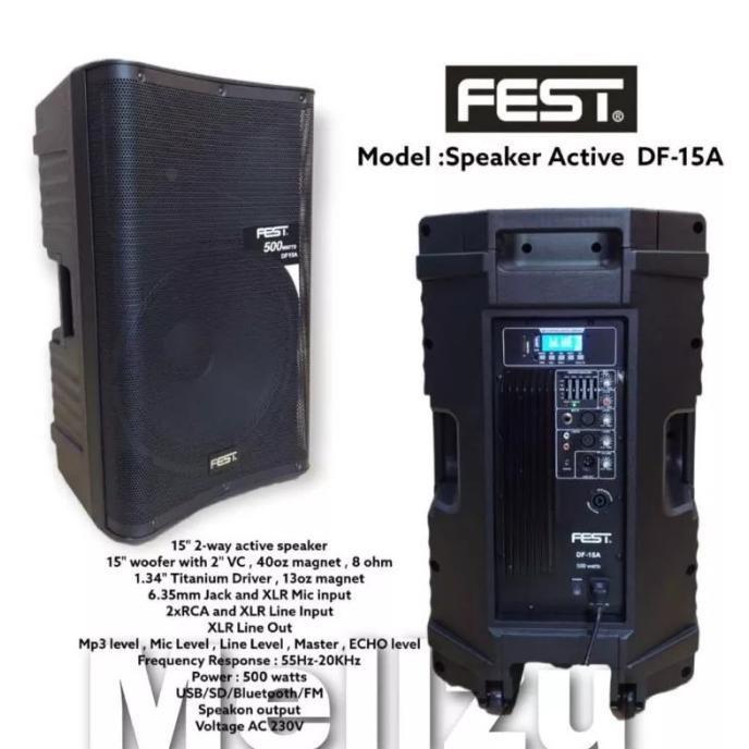 Speaker Aktif Ashley Hero 15 PRO Original 15 inch Active