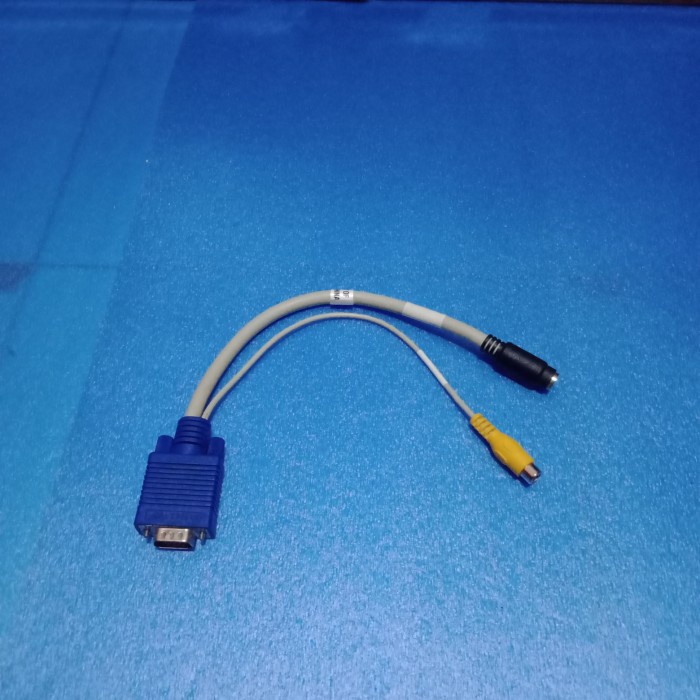 [Ori] Cable Matrox Tv - Output Hd15 Vga To Composite And 4-Pin S-Video Terbaru