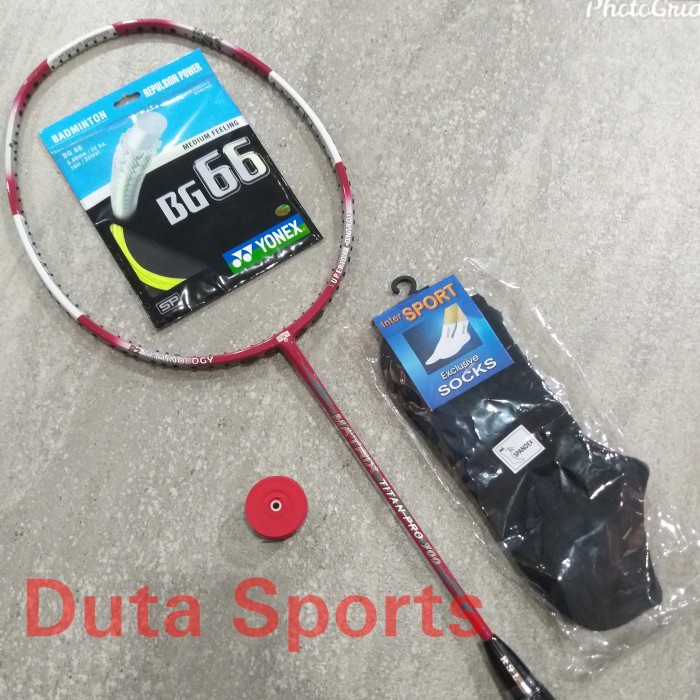 [Best Seller] Raket Rsl Matrix Titan Pro 700  Senar Bg-66  Pasang Diskon