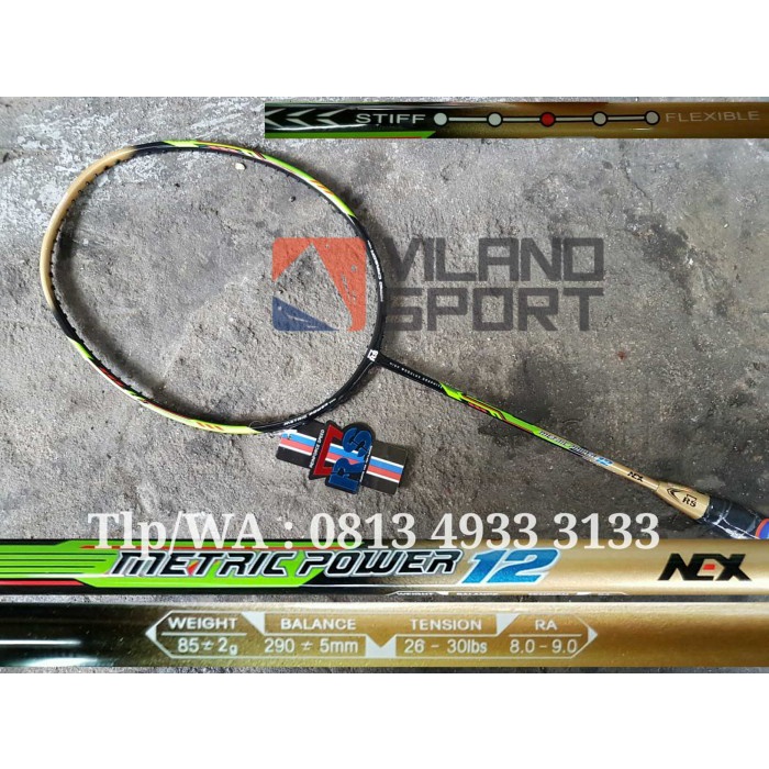 [New Ori] Raket Rs Metric Power 12 Nex Diskon