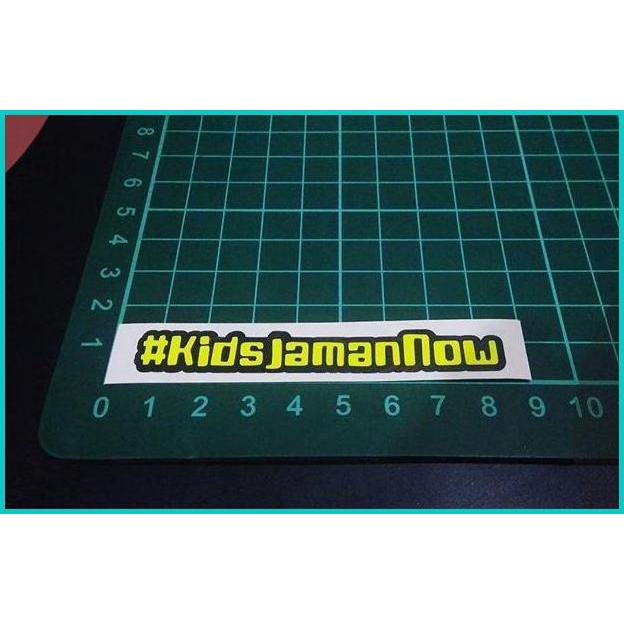 

Cutting Sticker Kids Jaman Now Kuning Fluo 9cm 20JVLZ3 suku cadang