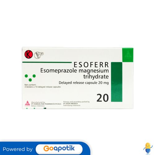 ESOFERR 20 MG BOX 30 KAPSUL