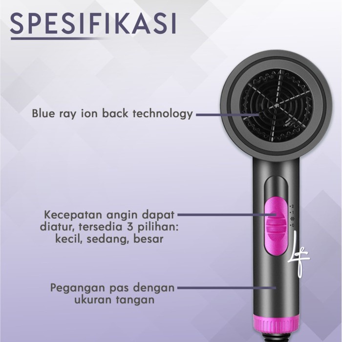 [Ori] Hair Dryer Strong Wind Professional Original / Hair Dryer Modern Berkualitas