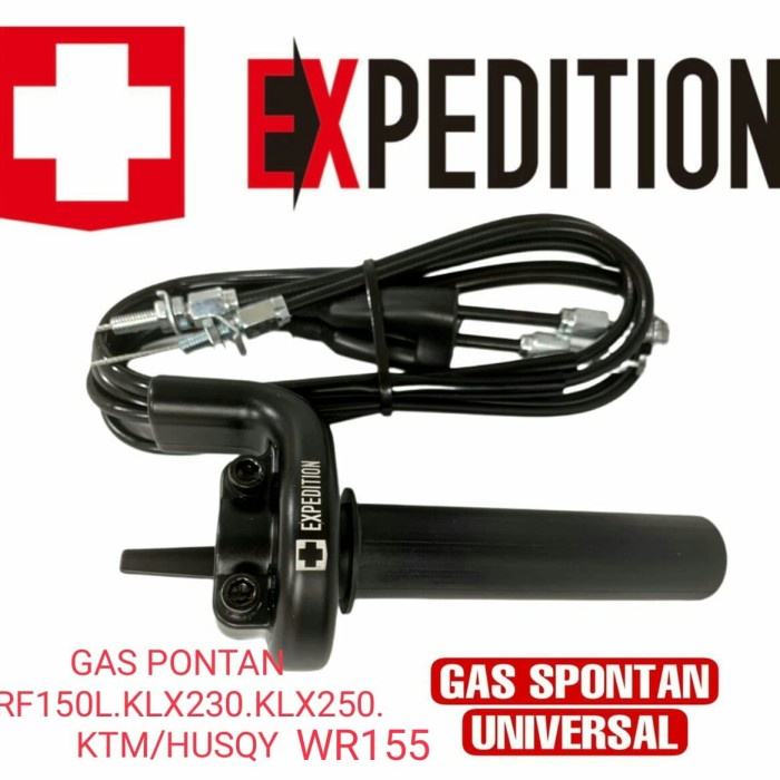 ✨COD Gas Spontan Expedition Unversal Crf 150 L/Klx 150/250/Ktm/Husqy/Wr155 Terbatas