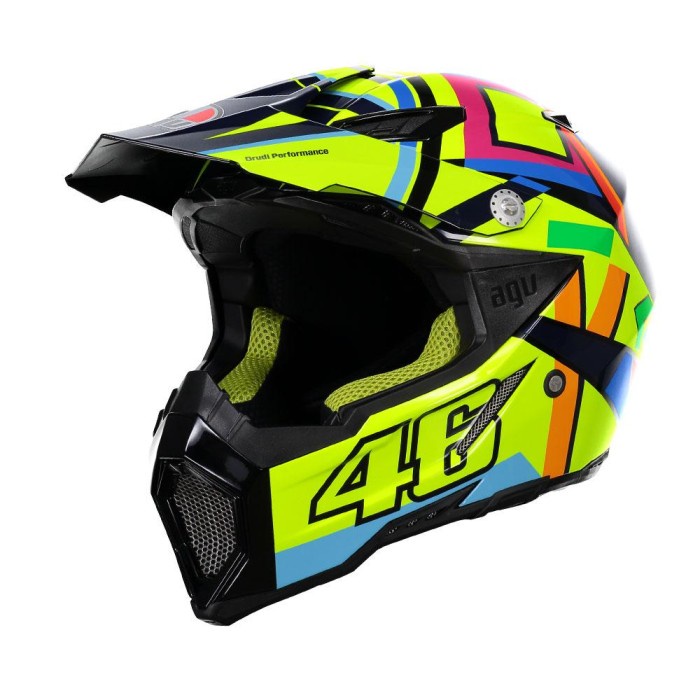 [New Ori] Agv Ax 8 Evo Soleluna 2016  Helm Full Face  Agv Original Berkualitas