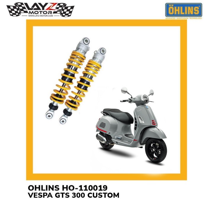 [Baru] Schokbreaker Ohlins Ho-110019 Vespa Gts 300 Custom Berkualitas