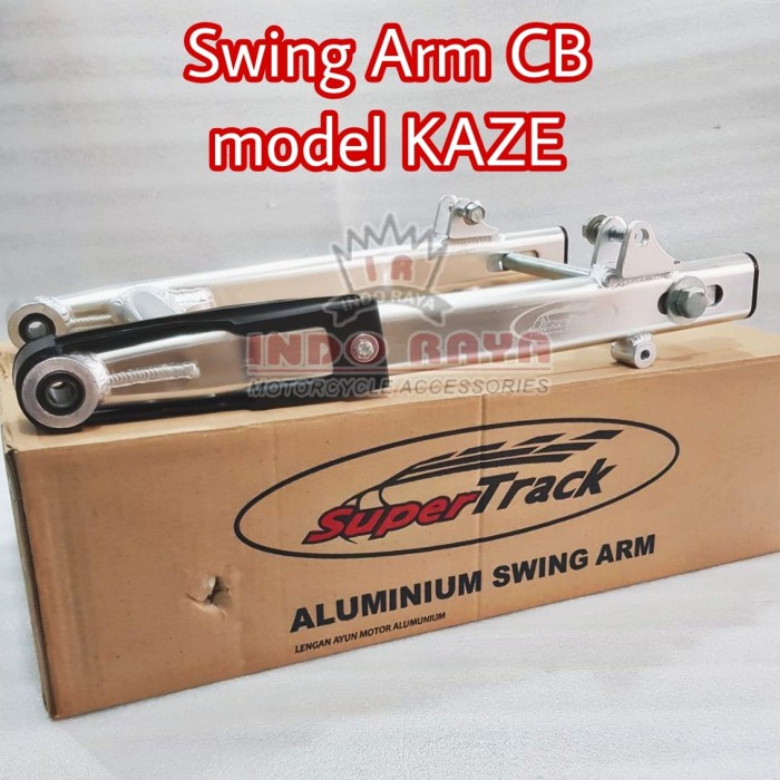 ✨New Ori Swing Arm Lengan Ayun Supertrack Motor Cb Model Kaze Aluminium Diskon