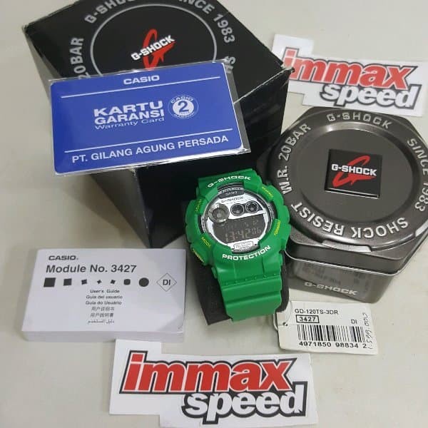[Baru] Casio Jam Tangan Gd120Ts-3Dr Gd120 Gd120Ts 3Dr Gshock G-Shock G Shock Terbaru