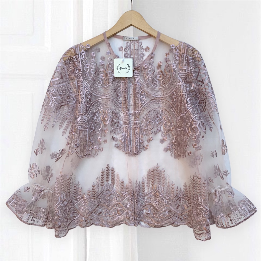Outer brokat etnik tile / outer brukat / baju kondangan / Ajmala
