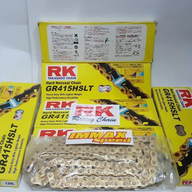 ✨Original Rk 415 Hslt 110 120 130 Rantai Rante Japan Racing Chain 415 Hslt Bisa Sameday