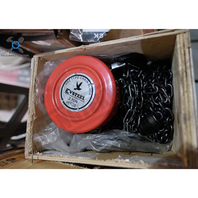Chain Block 3 Ton 5 Meter Takel Katrol Kerekan 3 Ton 5 Meter