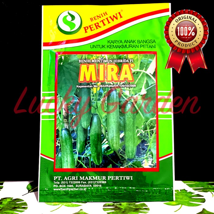 Benih Bibit Timun MIRA F1 isi 25 Gr - Cap Pertiwi