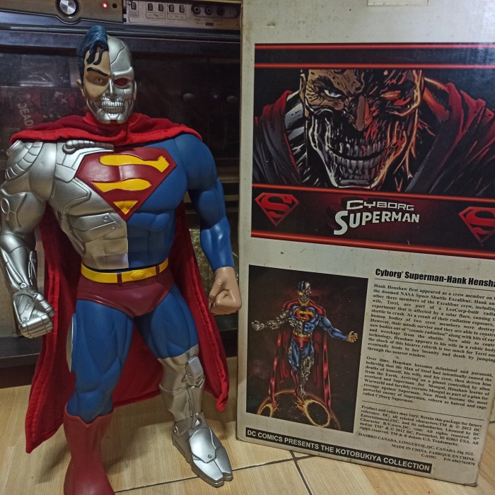 ✨New Ori Cyborg Superman Figure Jumbo H48 Cm Bisa Sameday