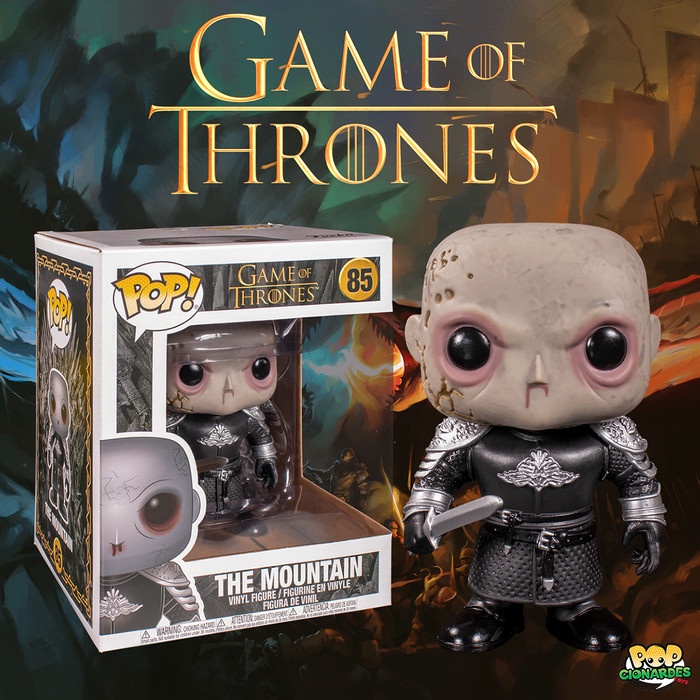✨New Ori Funko Pop Game Of Thrones Got - The Mountain Unmasked 6 Inch Big Size Bisa Sameday