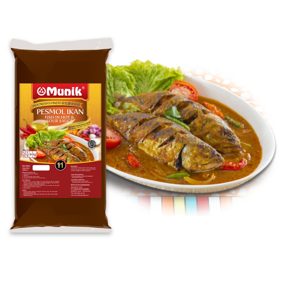 

Bumbu Munik Pesmol Ikan-1000gr
