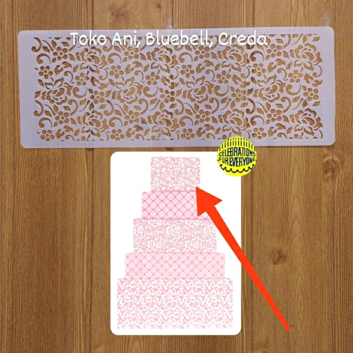 

✨Sale Designer Stencil : Chantilly Lace #2 35.6 X 12.7 Cm Diskon